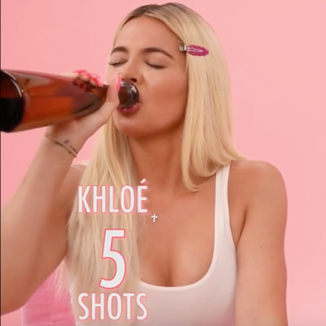 Kylie Jenner & Khloe Kardashian Take 18 Shots & Attempt to Do Makeup